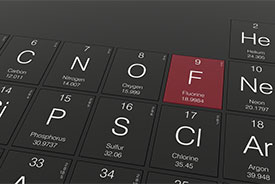 Flourine on keyboard