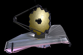 The James Webb telescope. Credit: NASA
