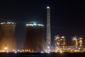 The power station at Tuticorin, where captured carbon is being used to make baking powder.