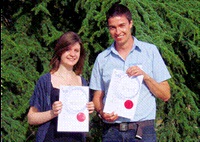 Oral paper prize winners Helen Greatrex and Robin Blake