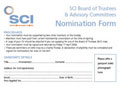 nomination form