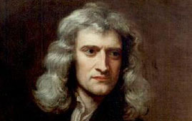 Sir Isaac Newton (1643-1727) by Sr Godfrey Kneller