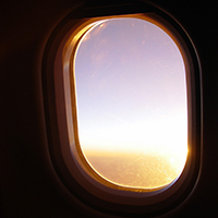 airplane window