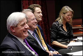 The panel of industrialist at SCI's Industrial Strategy debate
