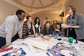 students at scidea training day