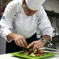 Chef in kitchen