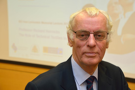 Professor Dick Horrocks, University of Bolton, presented the 15th Levenstein lecture