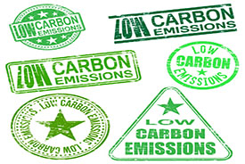 Low carbon emissions produced