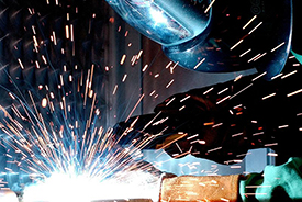 welding sparks
