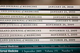 stack of journals