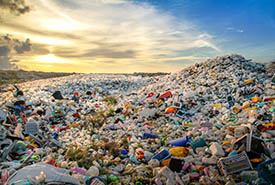 Landfill waste