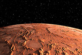 Mars surface