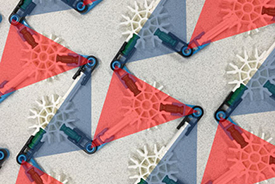 The metamaterial developed by researchers from the University of Michigan.