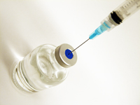 Needle and vial
