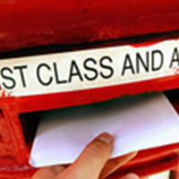 red post box