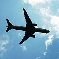 plane above