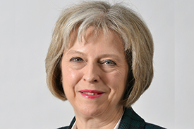 Theresa May, Prime Minister of the UK.