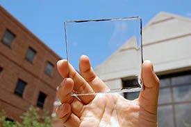 transparent solar cell