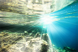 A new power generator underwater which provides an energy supply