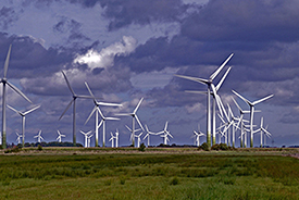 An onshore wind farm
