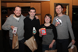 The winning team of the All Ireland Group's 12th Annual Science Week Table Quiz