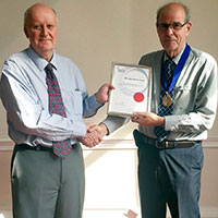 John Richardson receives George Bessey Award