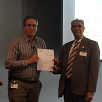 Brian Meyer and Dr Parkash Kochhar