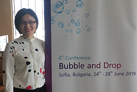 Peipei Wang, Rideal Travel Bursary Award