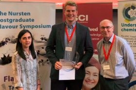 Sam Riley at the Nursten Symposium with Craig Duckham and Maria-Jose Oruna-Concha