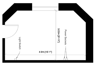 Perkin Room floorplan