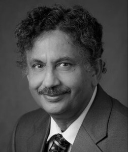 Arup SenGupta black and white headshot
