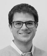 Black and white headshot of Giulio Volpin
