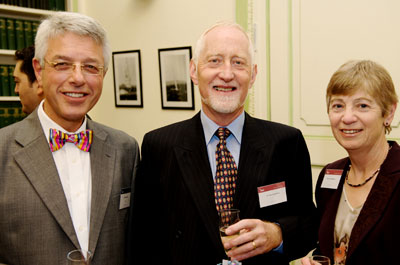 Andrew Ladds, Peter and Joan Hambleton (image: S&F Digital)