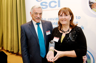 Sir Tom McKillop and Sue Halliday (image courtesy of S&F Digital)