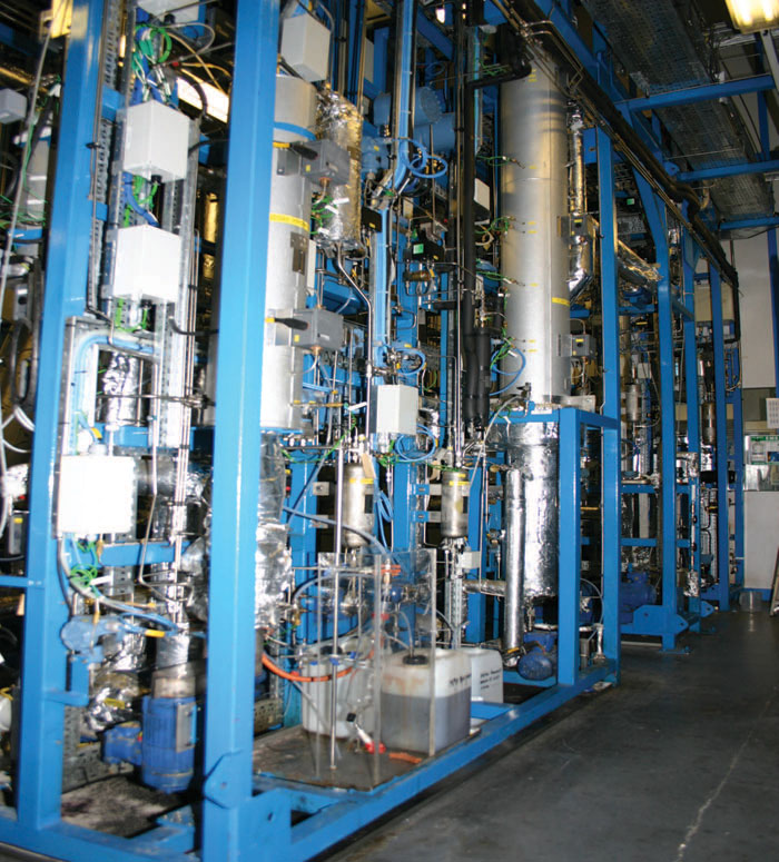 Testing times - a small scale 500g/hour pilot plant verified the process engineering models