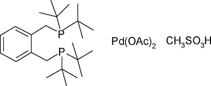 Figure 1 - Palladium bisphosphine catalyst used in the first Alpha reaction stage