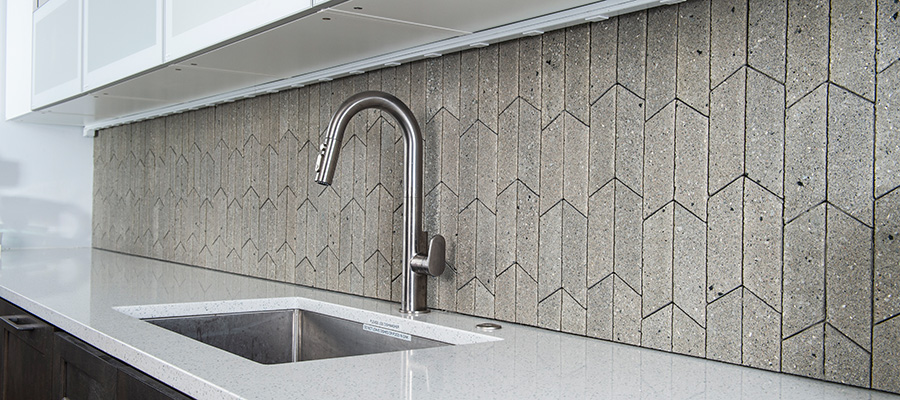 Biolith backsplash