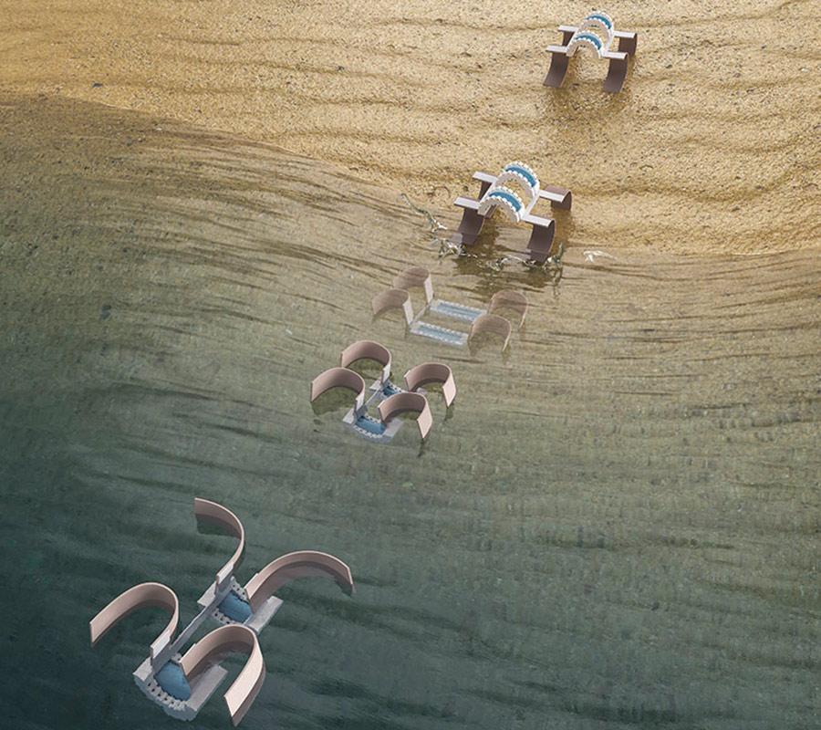Showing how the soft robot developed by Carmel Majidi and his team can switch from swimming to walking