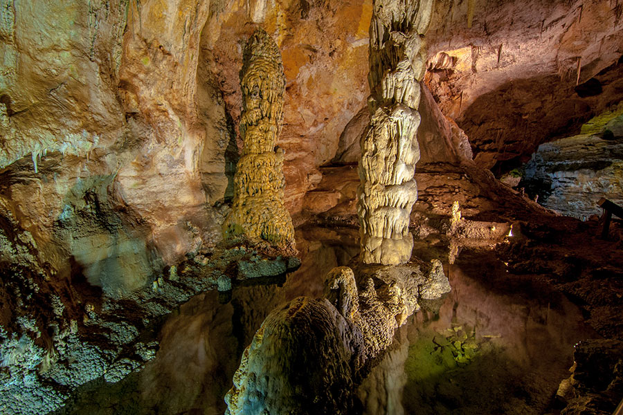 Inside Lechuguilla Cave, New Mexico