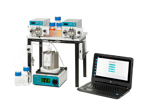 2-channel system for catalytic flow chemistry
