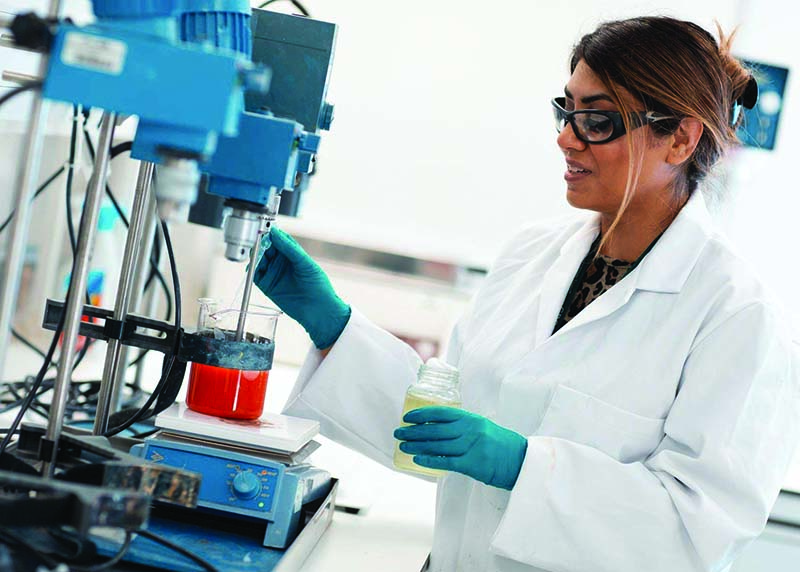 Scientist in laboratory