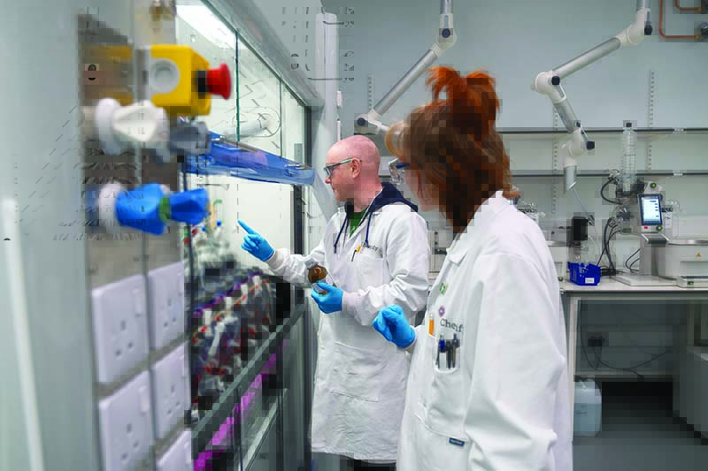 Chemify laboratory researchers