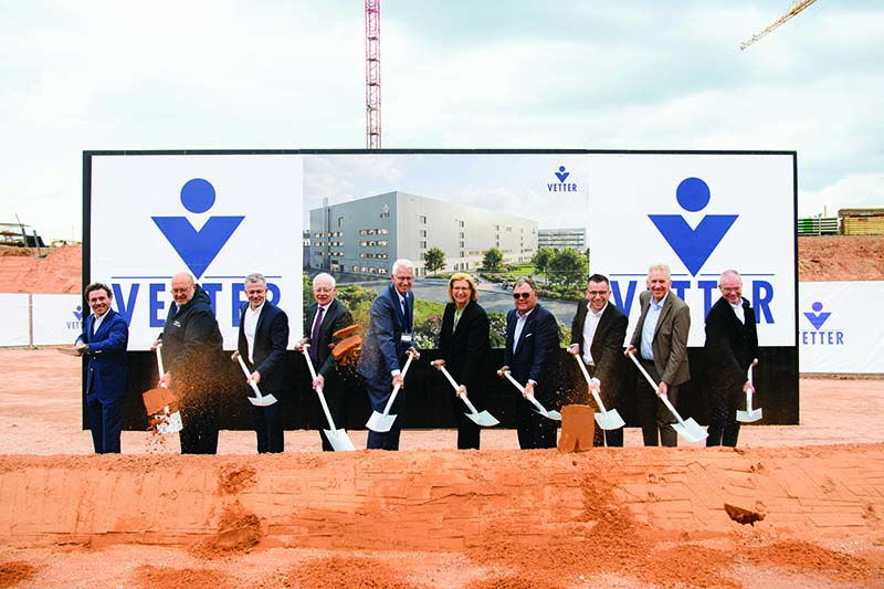 Vetter has commenced construction of a new manufacturing facility to produce injectable drugs in Saarlouis, Saarland, Germany