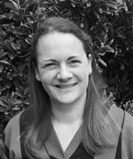 Black and white headshot of Kathryn Knight