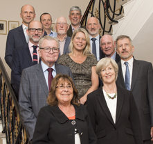 The outgoing Board of Trustees