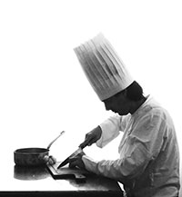 Chef cooking