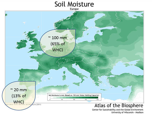 climate change map