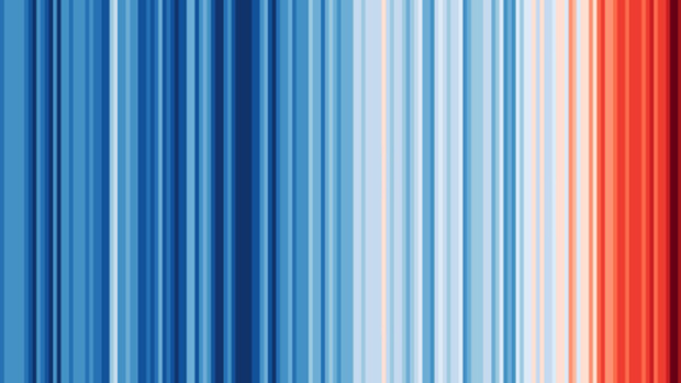 Colour scale global temp