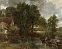 Constable's The Hay Wain (detail)
