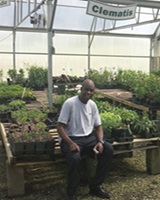 Idowu Rotifa at Oakes Daylilies Garden